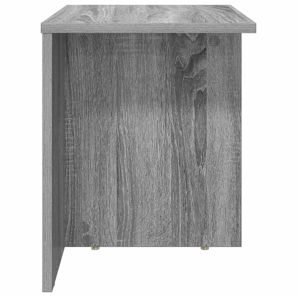 vidaXL End Table 2 pcs Γκρίζο Σονομα 37 x 32 x 40 εκ