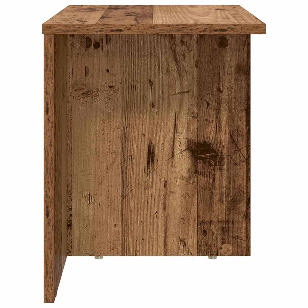 vidaXL End Table Παλιό ξύλο 37 x 32 x 40 εκ Επεξεργασμένο ξύλο