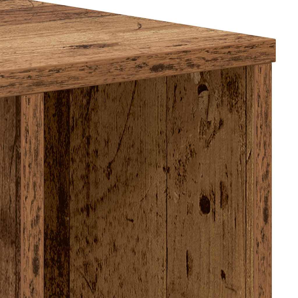 vidaXL End Table 2 pcs Παλιό ξύλο 37 x 32 x 40 εκ Επεξεργασμένο ξύλο