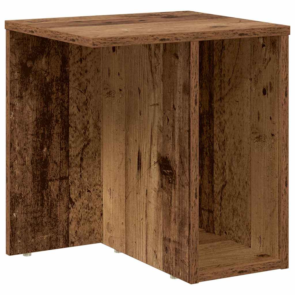 vidaXL End Table 2 pcs Παλιό ξύλο 37 x 32 x 40 εκ Επεξεργασμένο ξύλο