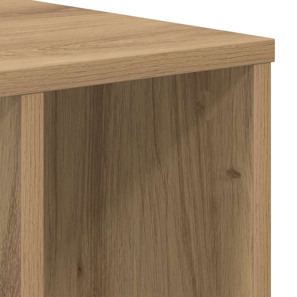 vidaXL End Table Artisan Oak 37 x 32 x 40 εκ Επεξεργασμένο ξύλο