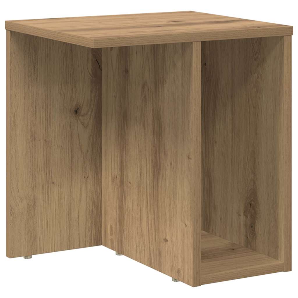 vidaXL End Table Artisan Oak 37 x 32 x 40 εκ Επεξεργασμένο ξύλο