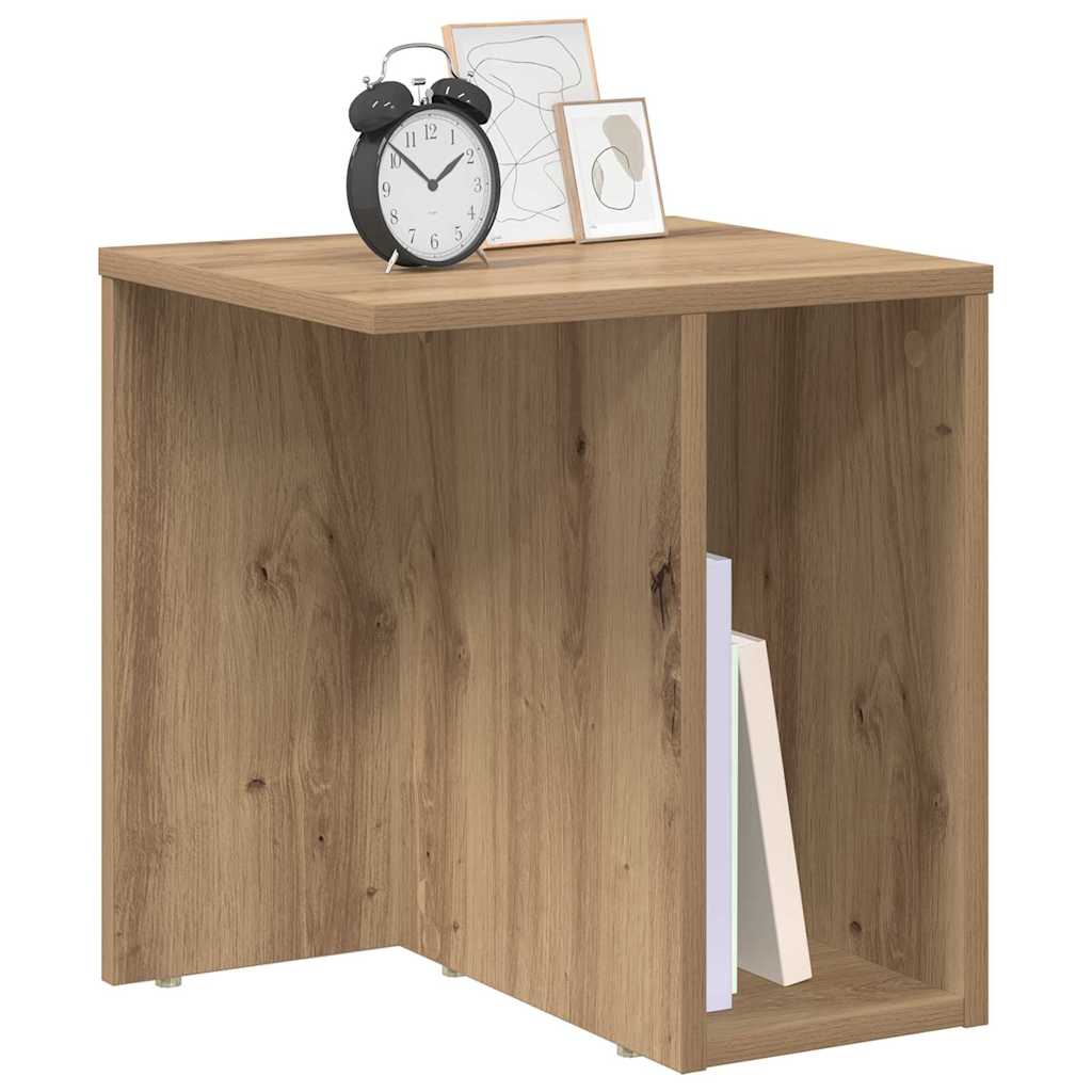 vidaXL End Table Artisan Oak 37 x 32 x 40 εκ Επεξεργασμένο ξύλο