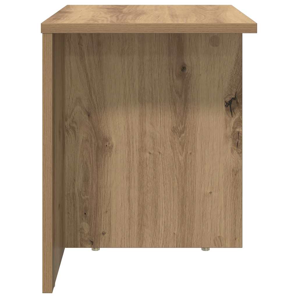 vidaXL End Table Artisan Oak 37 x 32 x 40 εκ Επεξεργασμένο ξύλο
