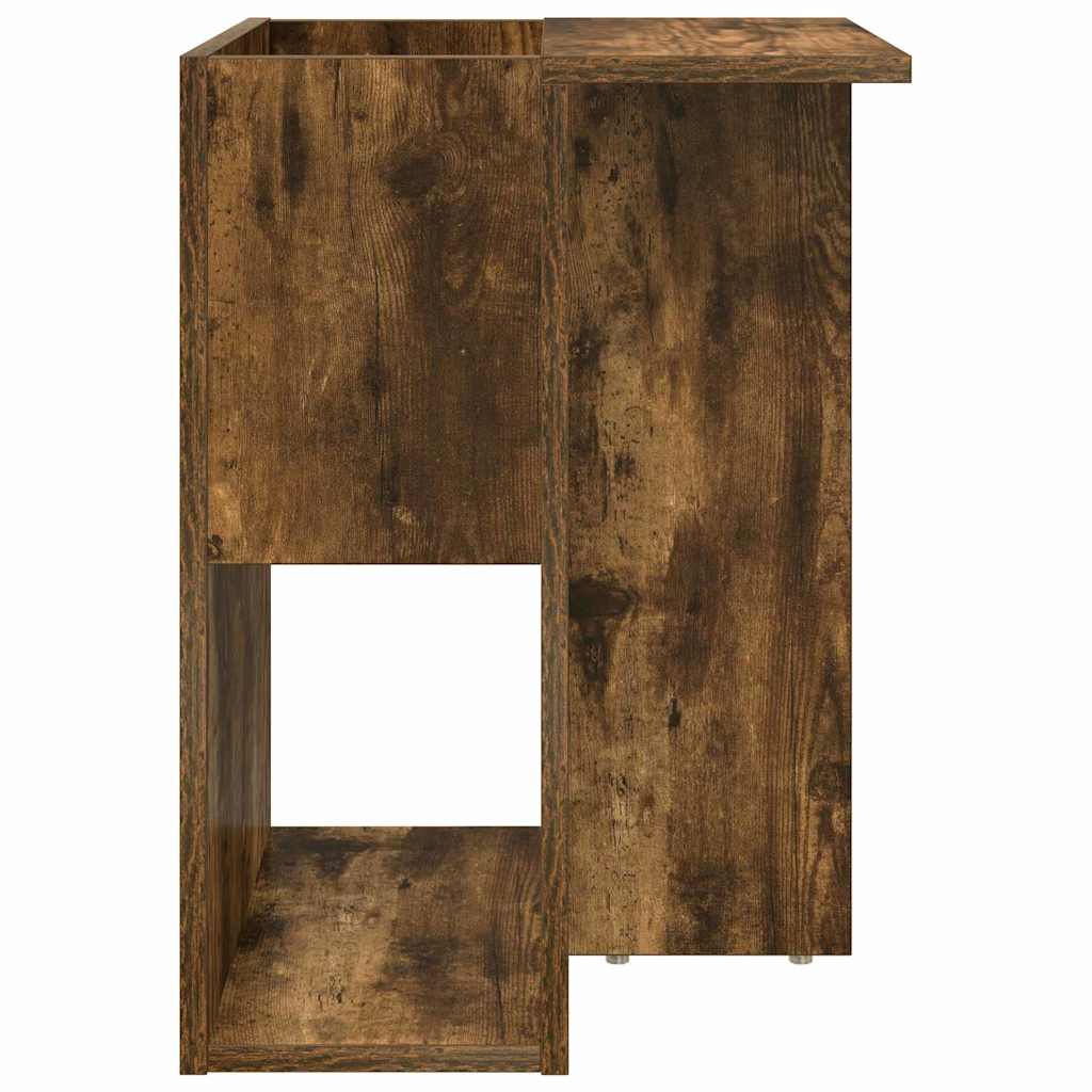 vidaXL End Table Καπνιστό Δρύς 35 x 40 x 55 εκ. Επεξεργασμένο ξύλο