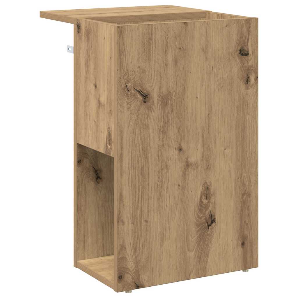 vidaXL End Table Artisan Oak 35 x 40 x 55 εκ. Επεξεργασμένο ξύλο