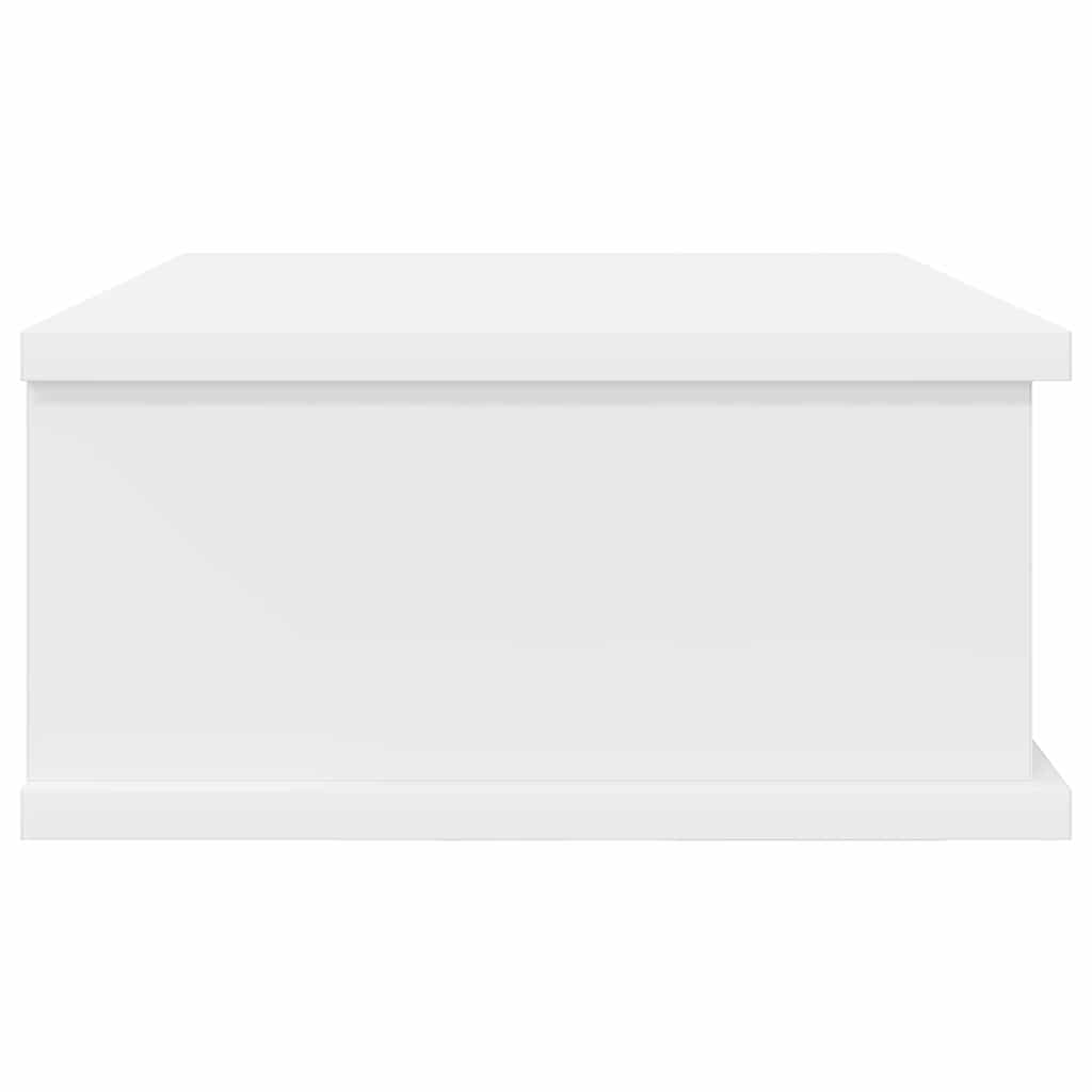 vidaXL Κομοδίνο 2 pcs Λευκό 40 x 31 x 15 εκ Επεξεργασμένο ξύλο