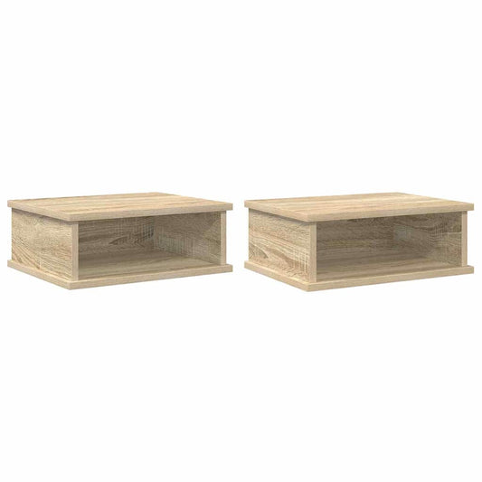 vidaXL Κομοδίνο 2 pcs Δρύς Sonoma 40 x 31 x 15 εκ Επεξεργασμένο ξύλο