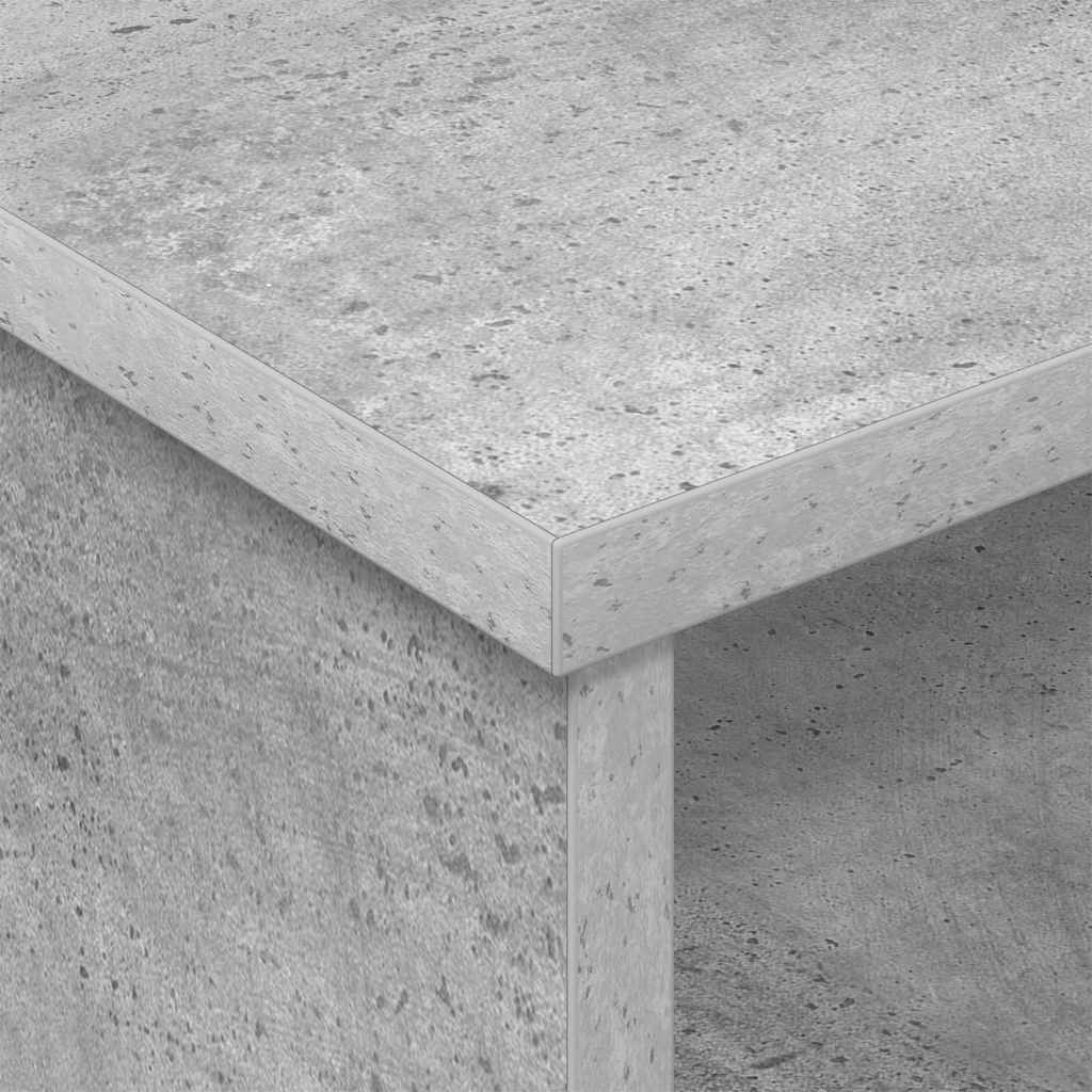 vidaXL Κομοδίνο 2 pcs Σκυρόδεμα Γκρι 40 x 31 x 15 εκ