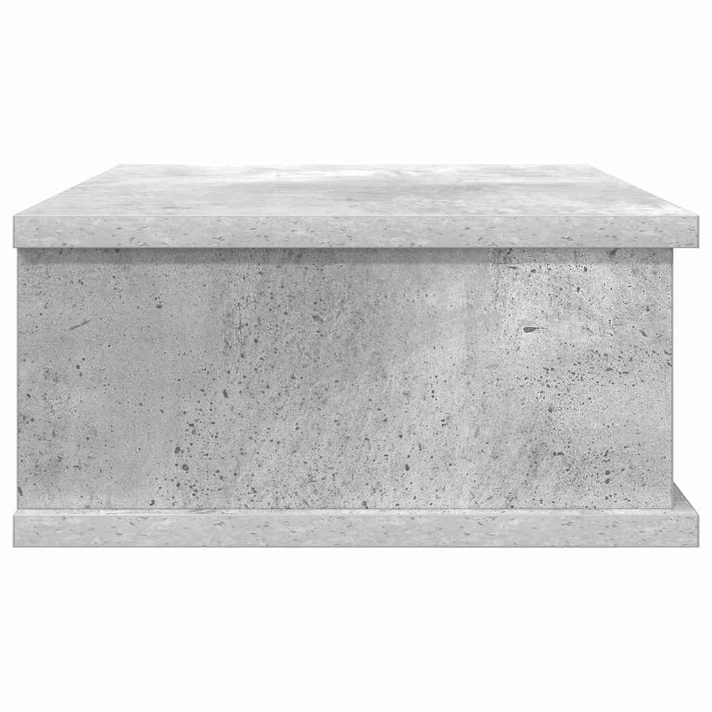 vidaXL Κομοδίνο 2 pcs Σκυρόδεμα Γκρι 40 x 31 x 15 εκ