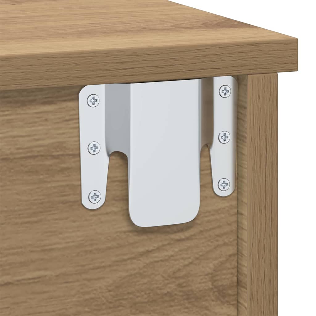 vidaXL Κομοδίνο 2 τμχ. Artisan Oak 40 x 31 x 15 εκ Επεξεργασμένο Ξύλο