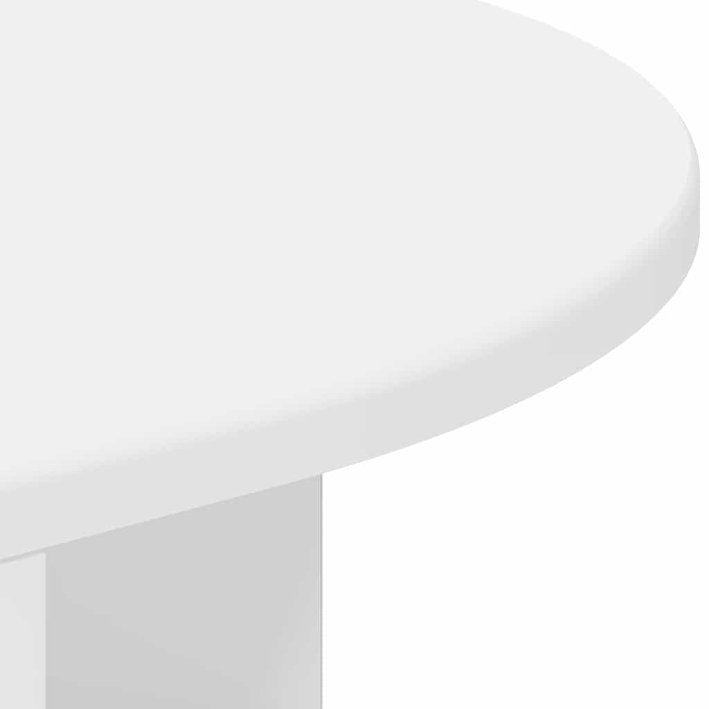 vidaXL End Table Λευκό 29,6 x 29,6 x 60 εκ Επεξεργασμένο ξύλο