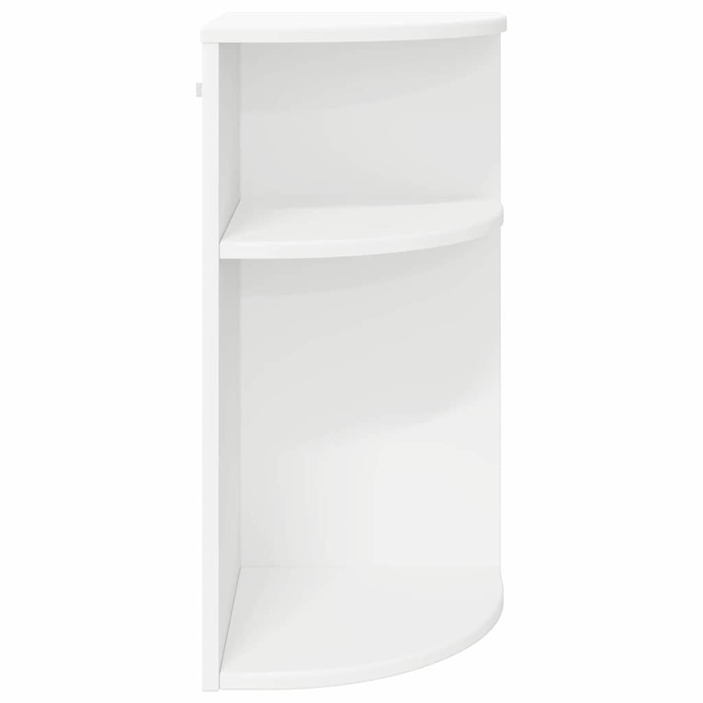 vidaXL End Table Λευκό 29,6 x 29,6 x 60 εκ Επεξεργασμένο ξύλο