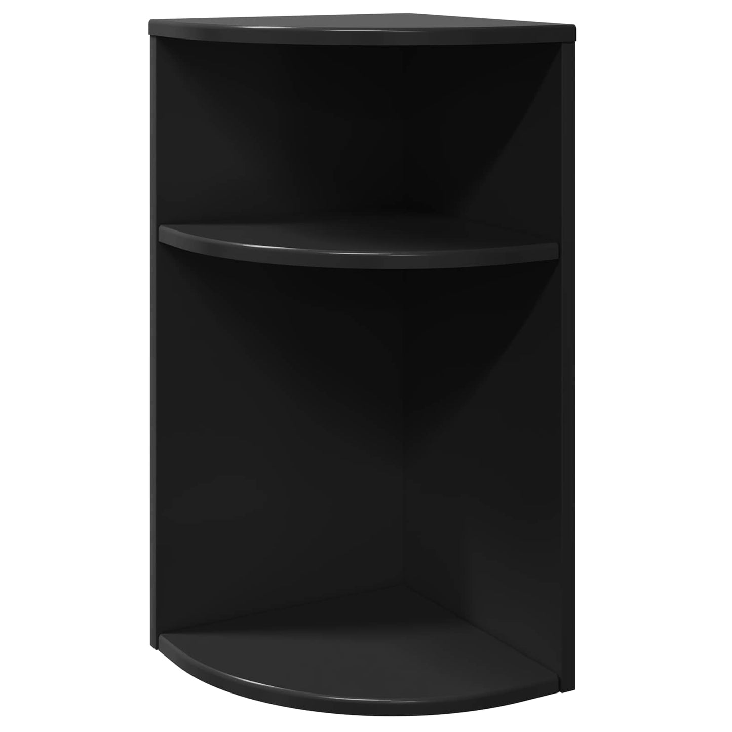 vidaXL End Table 29,5 x 29,5 x 60 cm Επεξεργασμένο Ξύλο Μαύρο
