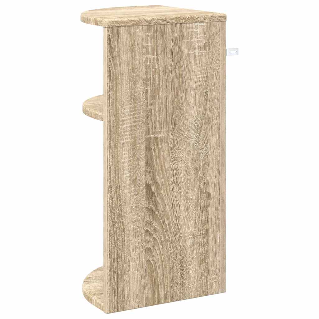 vidaXL End Table Δρύς Sonoma 29,6 x 29,6 x 60 εκ Επεξεργασμένο ξύλο