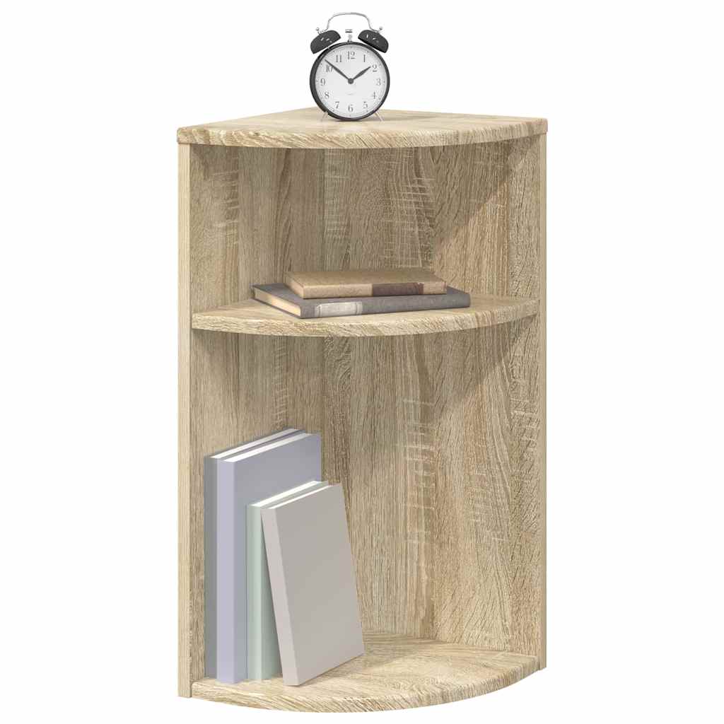 vidaXL End Table Δρύς Sonoma 29,6 x 29,6 x 60 εκ Επεξεργασμένο ξύλο