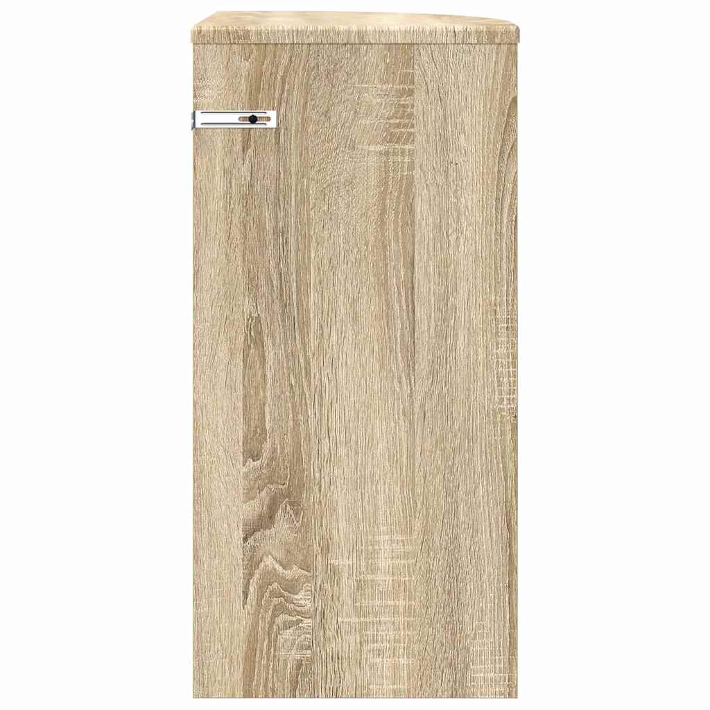 vidaXL End Table Δρύς Sonoma 29,6 x 29,6 x 60 εκ Επεξεργασμένο ξύλο