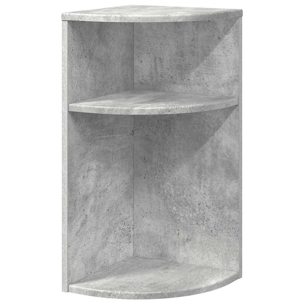 vidaXL End Table Σκυρόδεμα Γκρι 29,6 x 29,6 x 60 εκ Επεξεργασμένο ξύλο