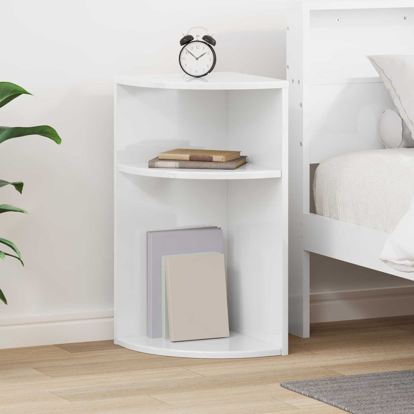 vidaXL End Table 29,5 x 29,5 x 60 cm Επεξεργασμένο Ξύλο
