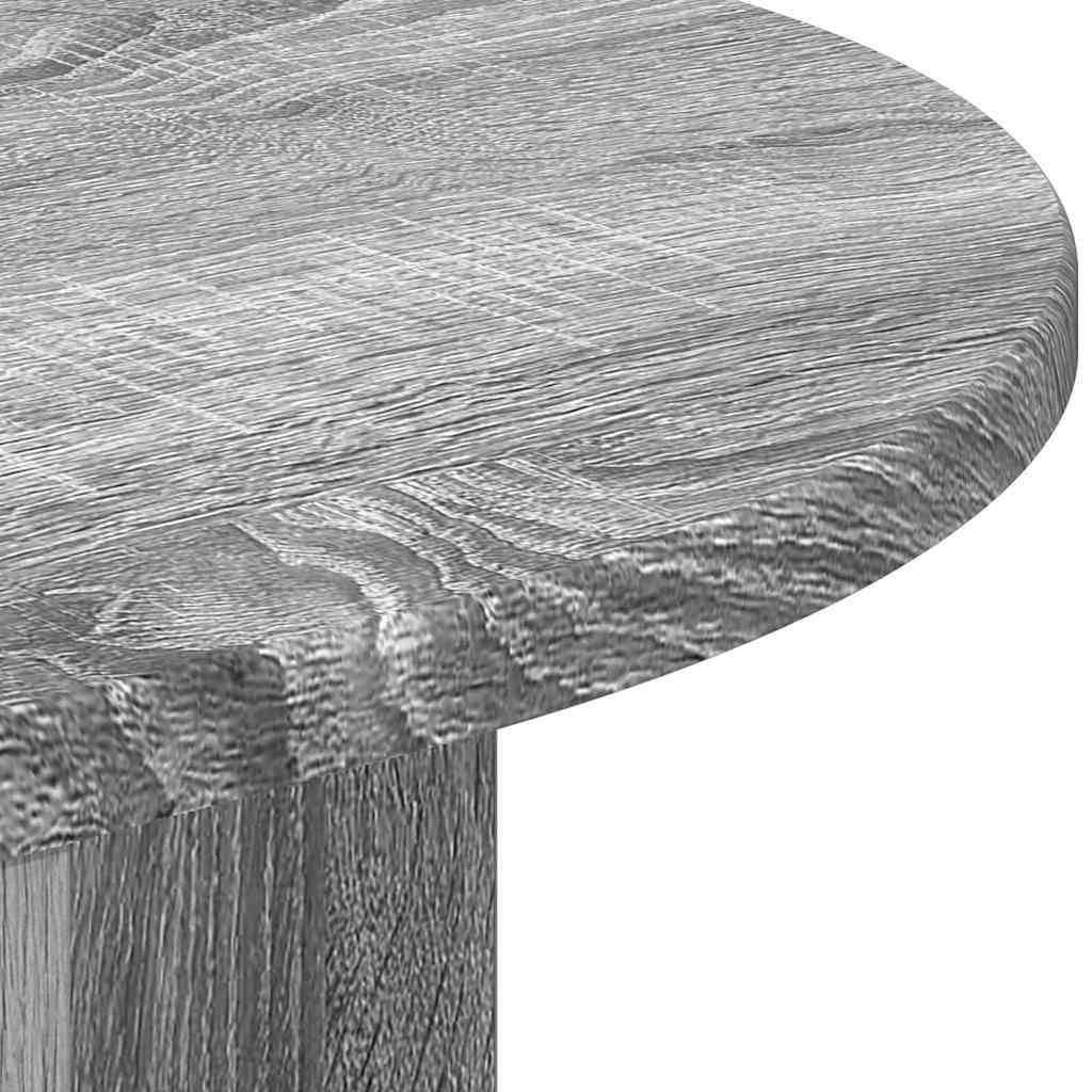 vidaXL End Table Γκρίζο Σονομα 29,6 x 29,6 x 60 εκ Επεξεργασμένο ξύλο