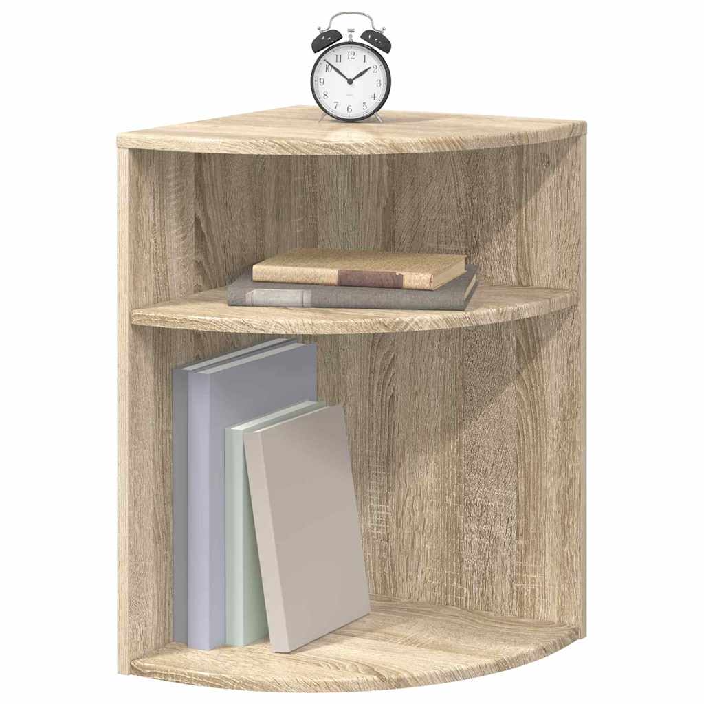 vidaXL End Table Δρύς Sonoma 39,7 x 39,7 x 60 εκ Επεξεργασμένο ξύλο