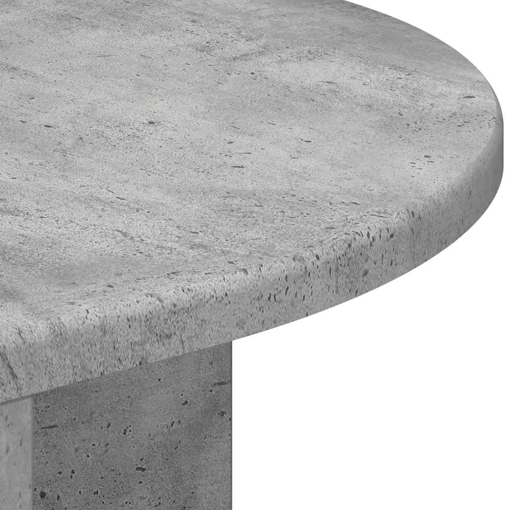 vidaXL End Table Σκυρόδεμα Γκρι 39,7 x 39,7 x 60 εκ Επεξεργασμένο ξύλο
