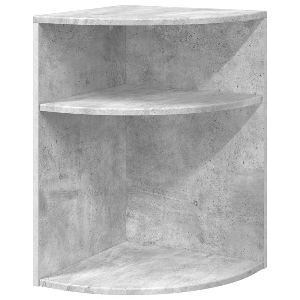vidaXL End Table Σκυρόδεμα Γκρι 39,7 x 39,7 x 60 εκ Επεξεργασμένο ξύλο