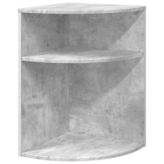 vidaXL End Table Σκυρόδεμα Γκρι 39,7 x 39,7 x 60 εκ Επεξεργασμένο ξύλο