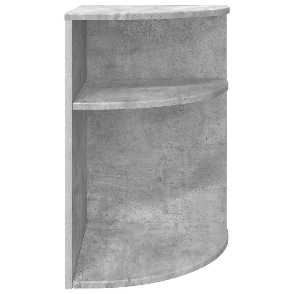 vidaXL End Table Σκυρόδεμα Γκρι 39,7 x 39,7 x 60 εκ Επεξεργασμένο ξύλο