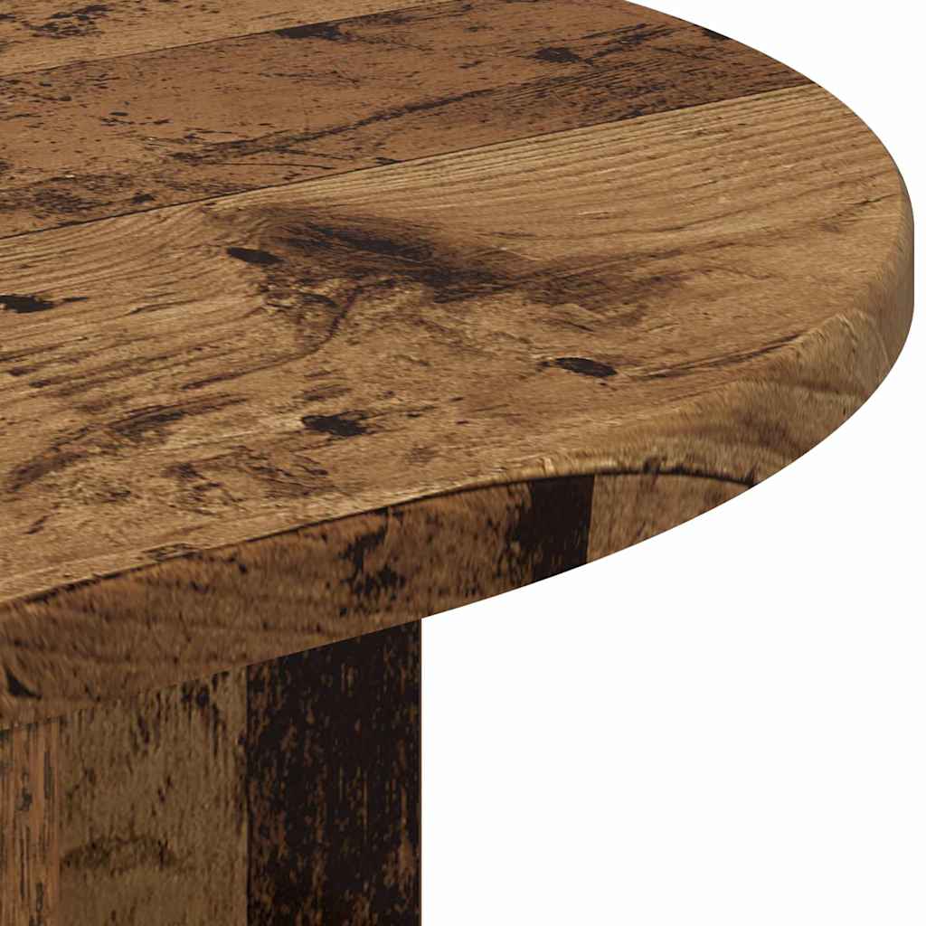 vidaXL End Table Παλιό ξύλο 39,7 x 39,7 x 60 εκ Επεξεργασμένο ξύλο