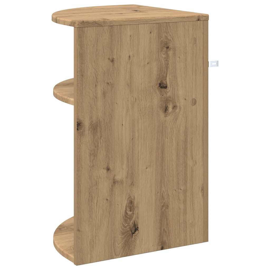 vidaXL End Table Artisan Oak 39,7 x 39,7 x 60 εκ Επεξεργασμένο ξύλο