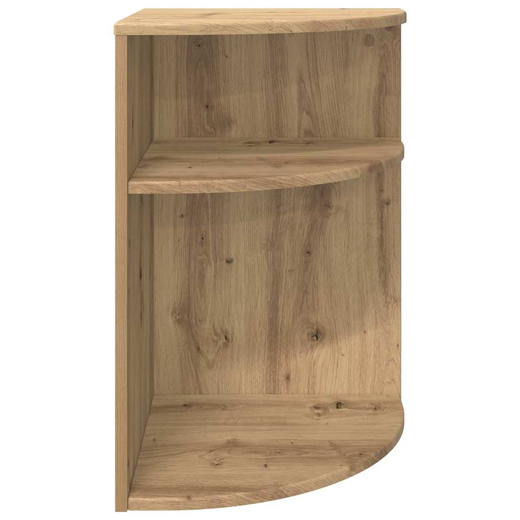 vidaXL End Table Artisan Oak 39,7 x 39,7 x 60 εκ Επεξεργασμένο ξύλο