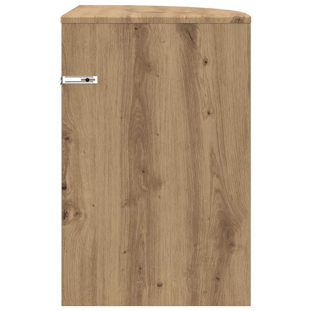vidaXL End Table Artisan Oak 39,7 x 39,7 x 60 εκ Επεξεργασμένο ξύλο