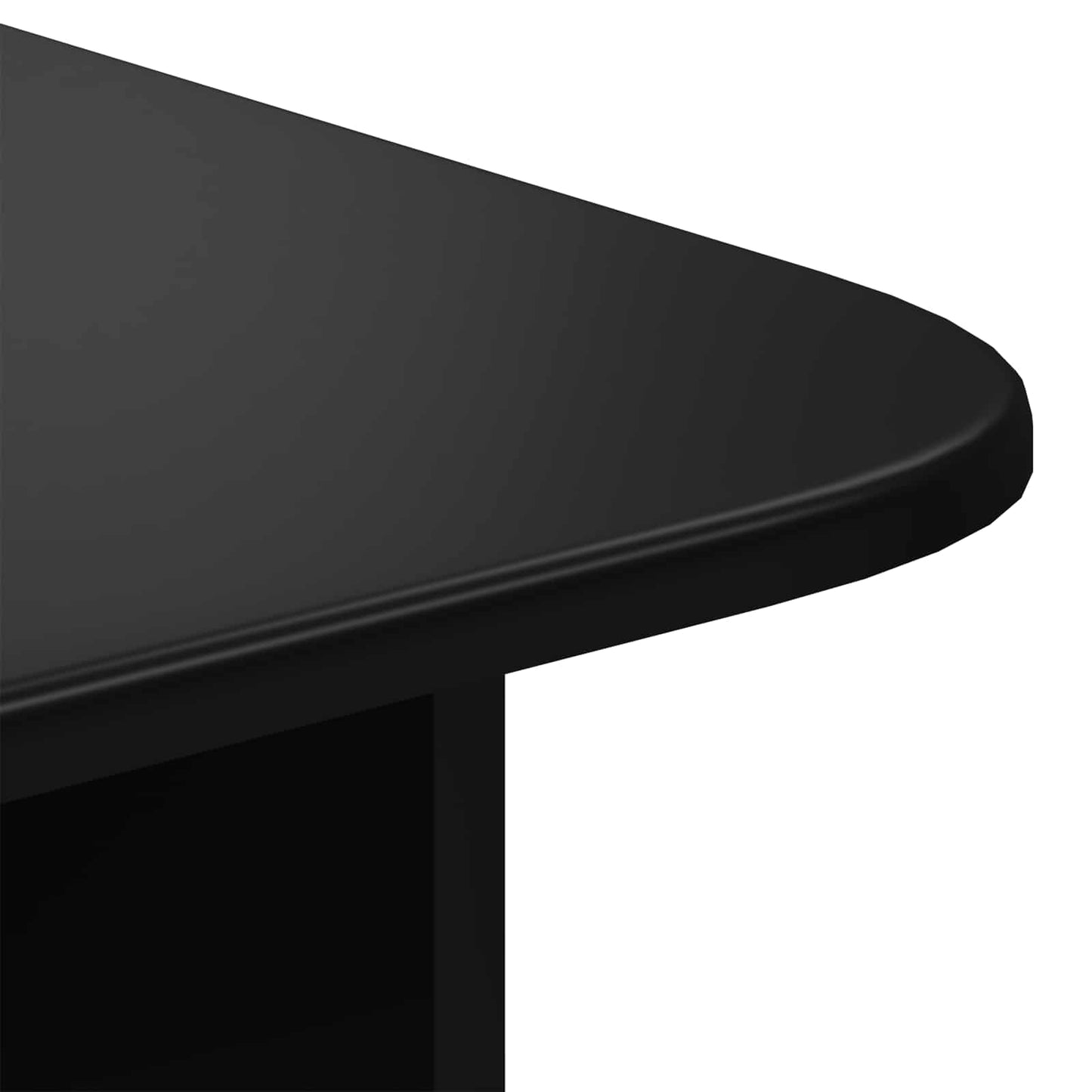 vidaXL Τραπεζάκι σαλονιού Μαύρο 93 x 53 x 33 εκ Επεξεργασμένο ξύλο