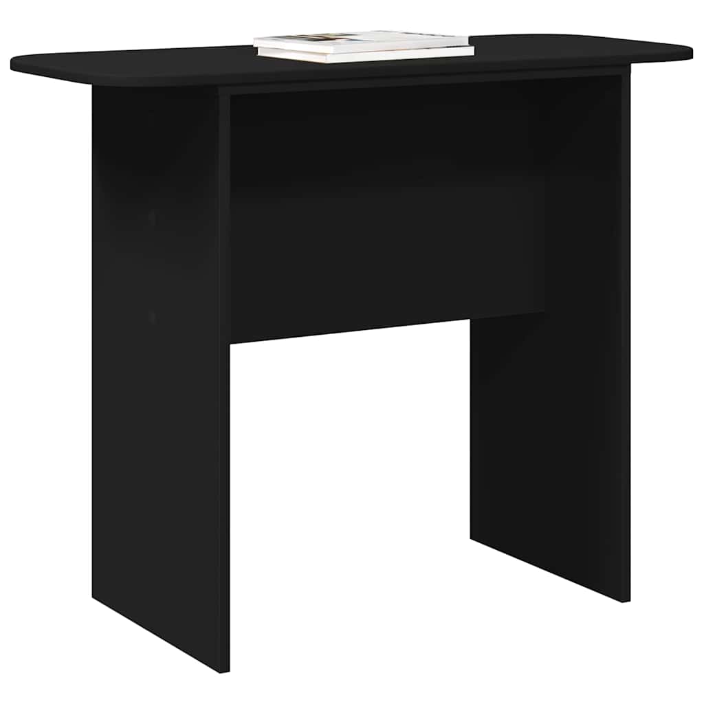 vidaXL Τραπέζι κονσόλας Μαύρο 93 x 40 x 75 εκ Επεξεργασμένο ξύλο