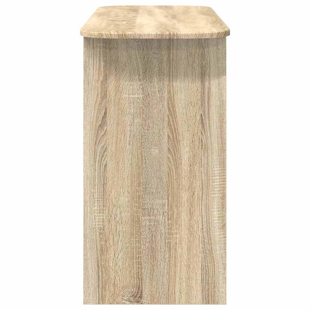 vidaXL Τραπέζι κονσόλας Δρύς Sonoma 93 x 40 x 75 εκ Επεξεργασμένο ξύλο
