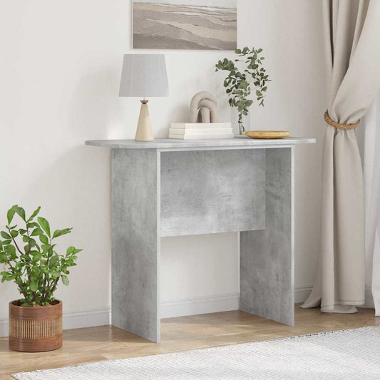 vidaXL Τραπέζι κονσόλας Σκυρόδεμα Γκρι 93 x 40 x 75 εκ