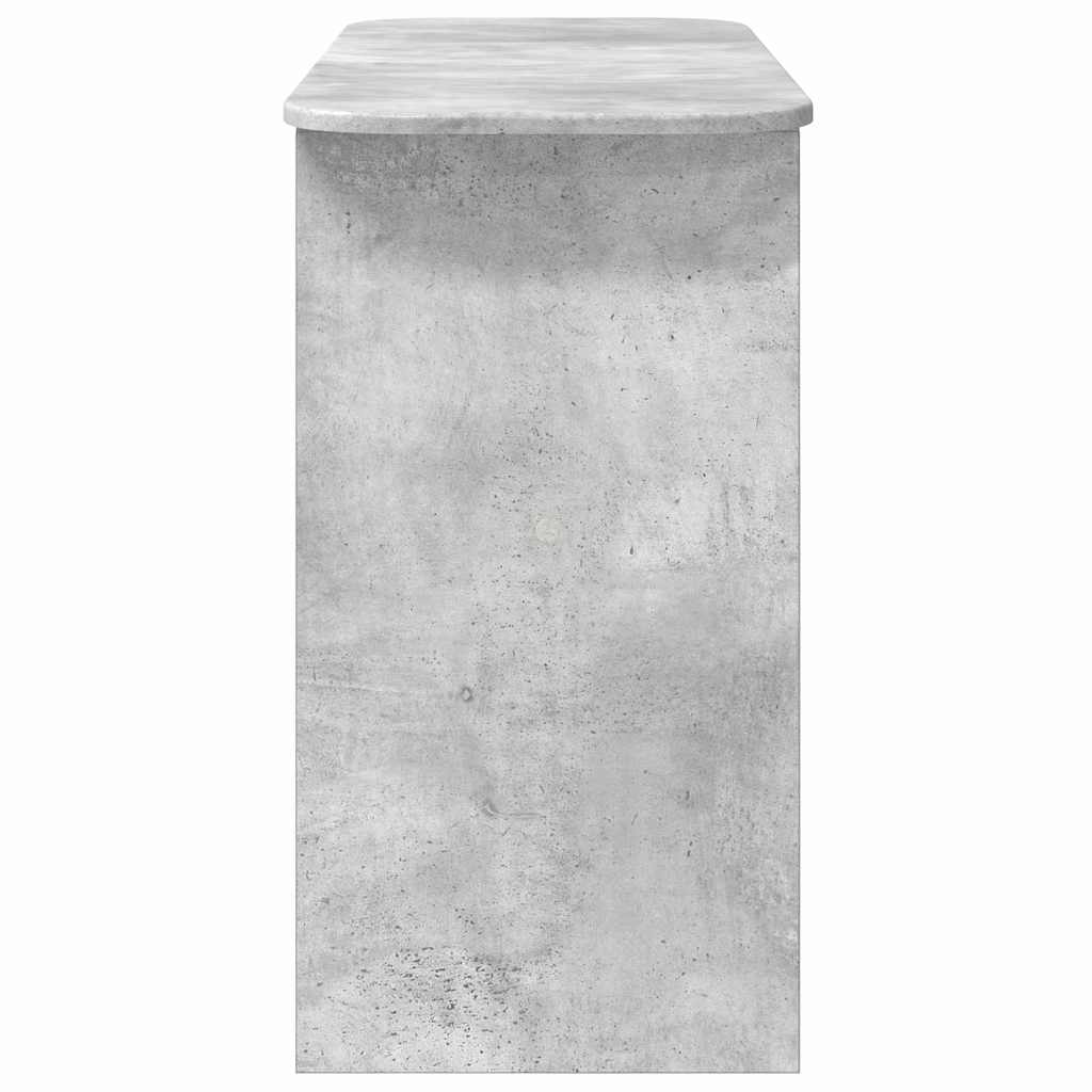 vidaXL Τραπέζι κονσόλας Σκυρόδεμα Γκρι 93 x 40 x 75 εκ