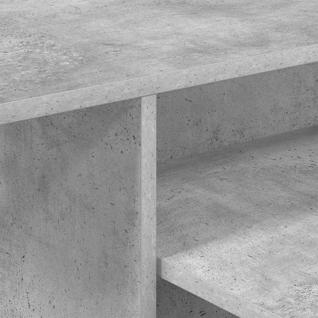 vidaXL Τραπέζι κονσόλας Σκυρόδεμα Γκρι 91,5 x 35 x 38,5 εκ