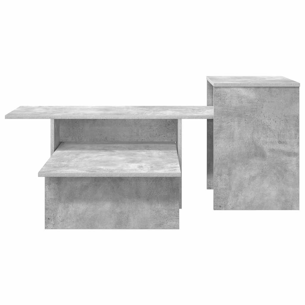 vidaXL Τραπέζι κονσόλας Σκυρόδεμα Γκρι 91,5 x 35 x 38,5 εκ