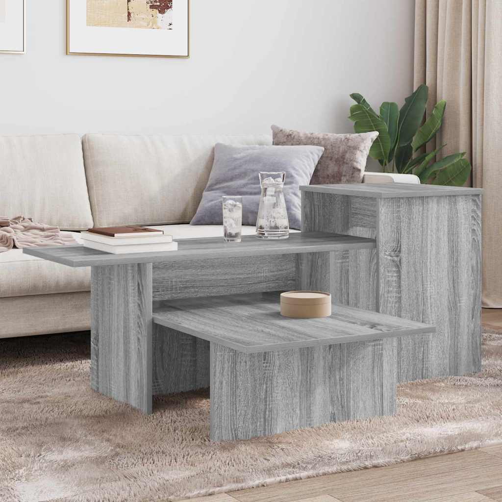 vidaXL Τραπέζι κονσόλας Γκρίζο Σονομα 91,5 x 35 x 38,5 εκ