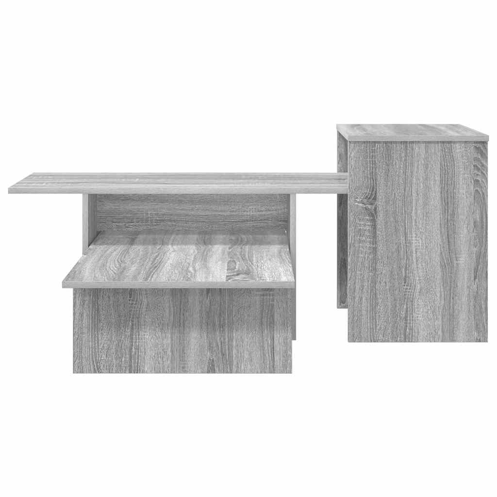 vidaXL Τραπέζι κονσόλας Γκρίζο Σονομα 91,5 x 35 x 38,5 εκ