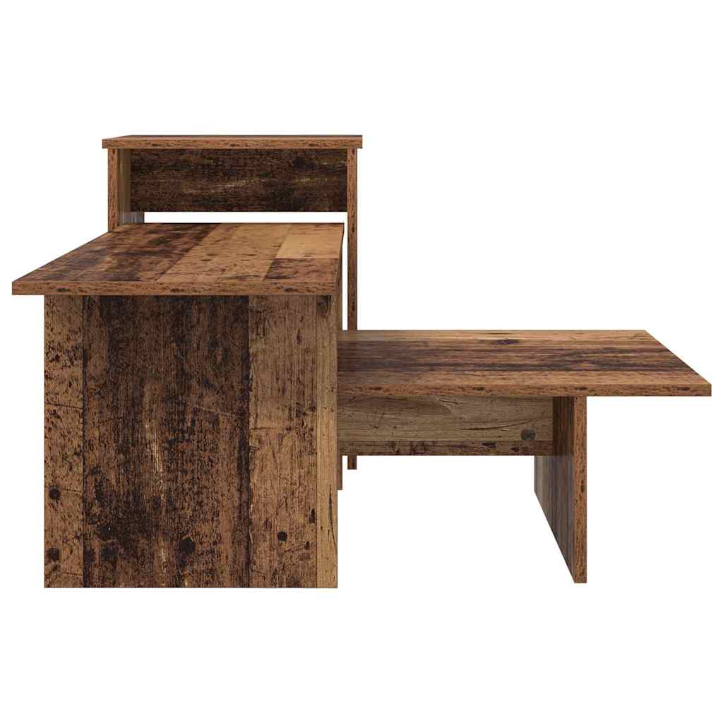 vidaXL Τραπέζι κονσόλας Παλιό ξύλο 91,5 x 35 x 38,5 εκ