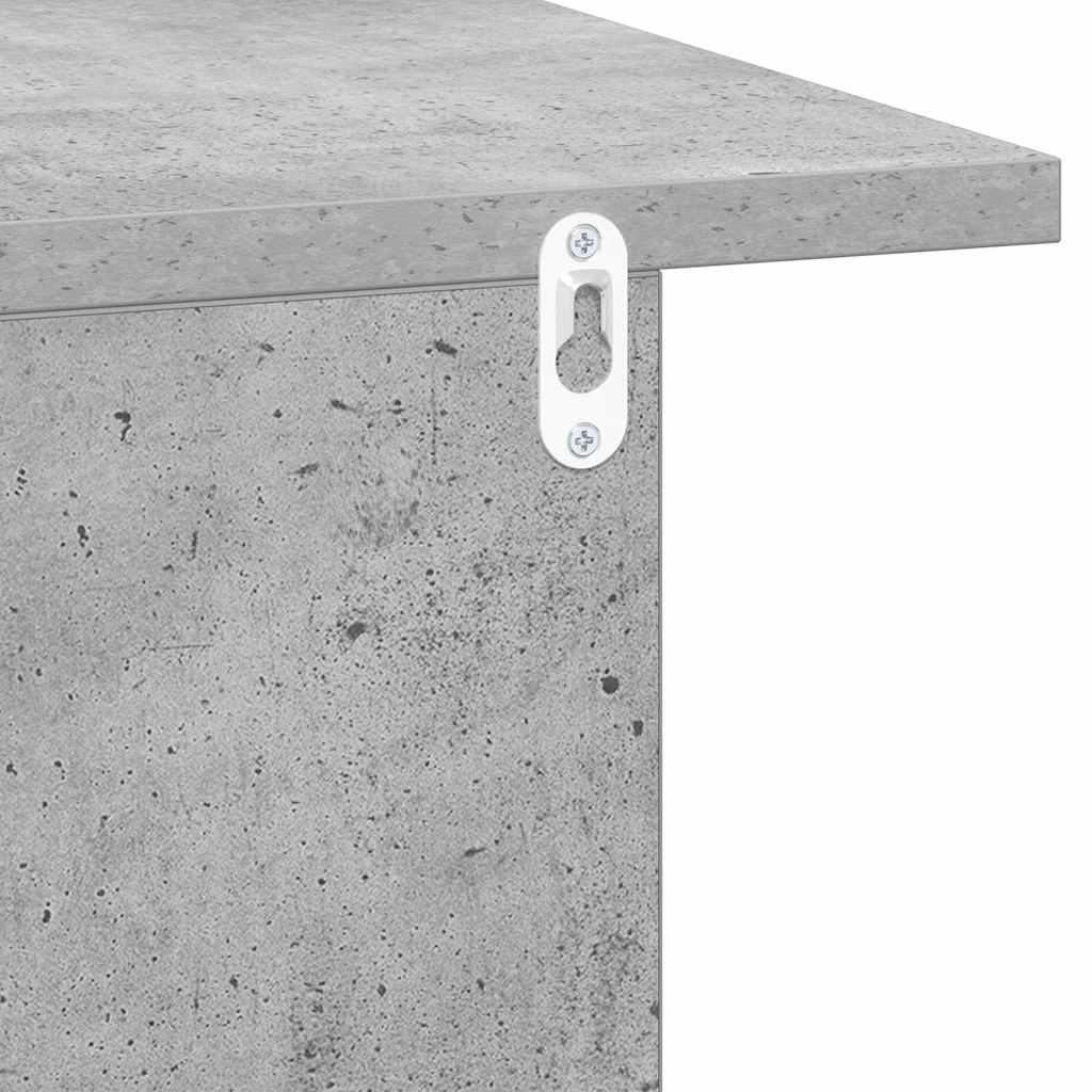 vidaXL Κομοδίνο 2 τμχ. Σκυρόδεμα Γκρι 40 x 30 x 25 εκ