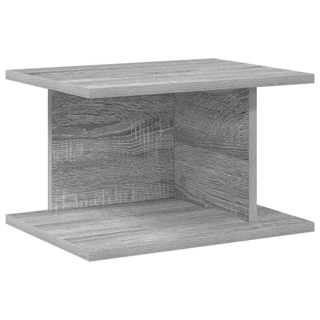 vidaXL Κομοδίνο 2 τμχ. Γκρίζο Σονομα 40 x 30 x 25 εκ