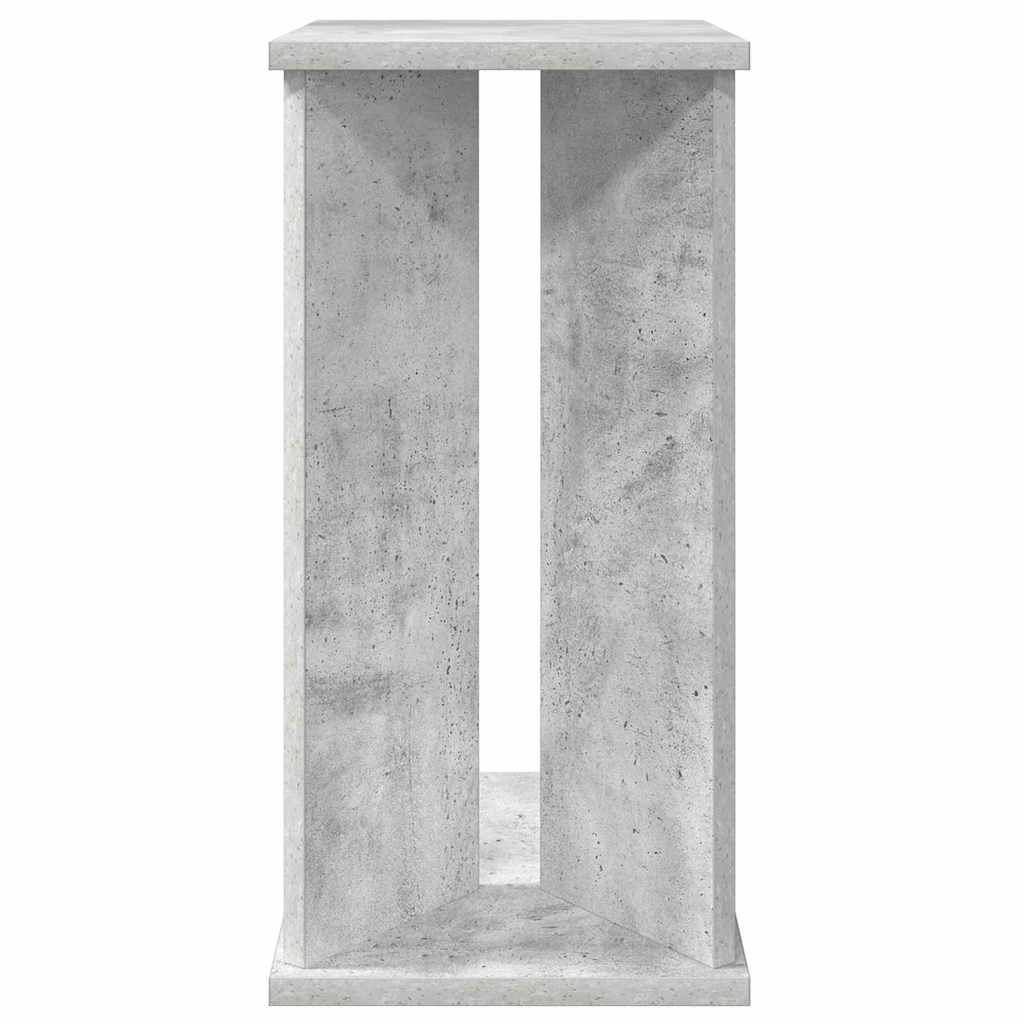 vidaXL End Table Σκυρόδεμα Γκρι 35 x 25 x 50 εκ Επεξεργασμένο ξύλο