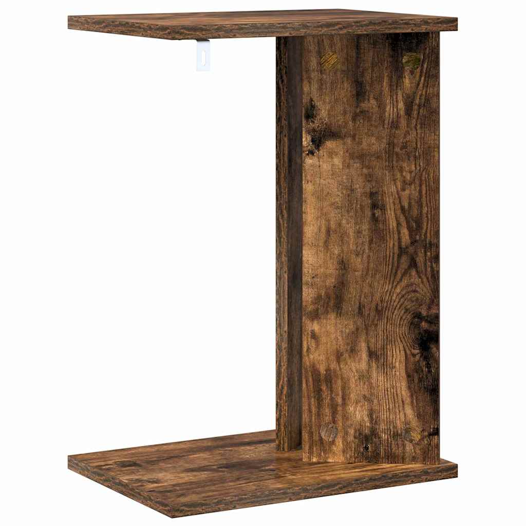 vidaXL End Table Καπνιστό Δρύς 35 x 25 x 50 εκ Επεξεργασμένο Ξύλο