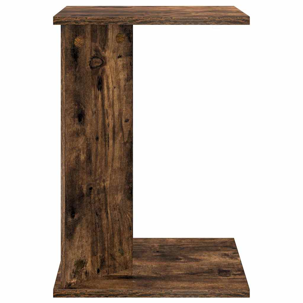 vidaXL End Table Καπνιστό Δρύς 35 x 25 x 50 εκ Επεξεργασμένο Ξύλο
