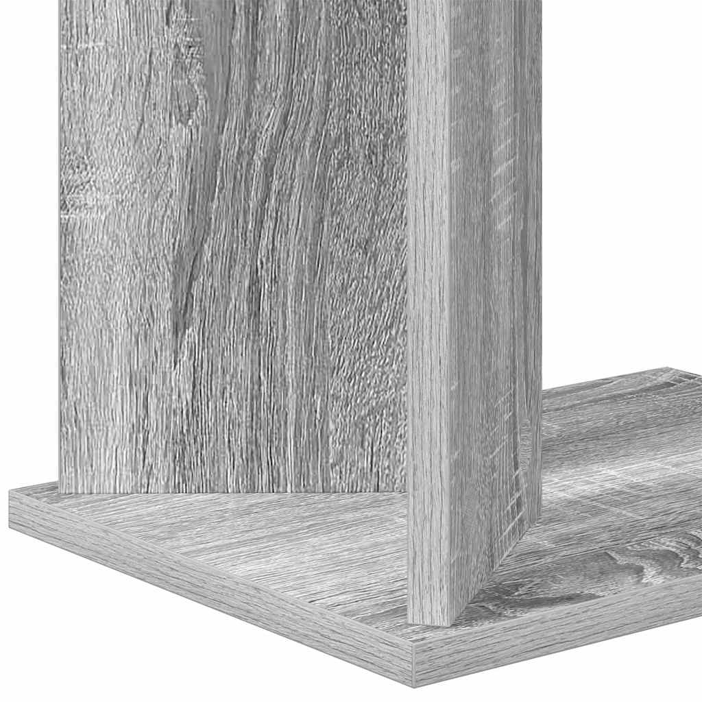 vidaXL End Table Γκρίζο Σονομα 35 x 25 x 50 εκ Επεξεργασμένο ξύλο