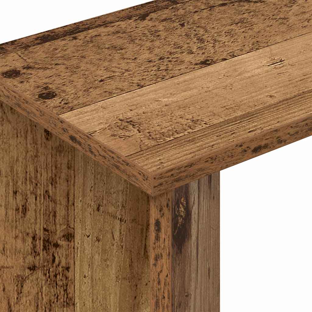 vidaXL End Table Παλιό ξύλο 35 x 25 x 50 εκ Επεξεργασμένο ξύλο
